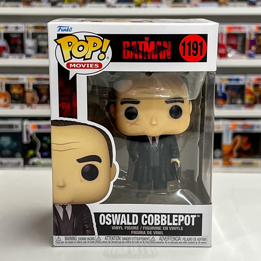 Funko Pop Movies DC The Batman Oswald Cobblepot 1191 Penguin Vinyl Figure Comics